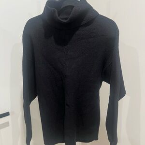 Free People Black Turtleneck Sweater XS